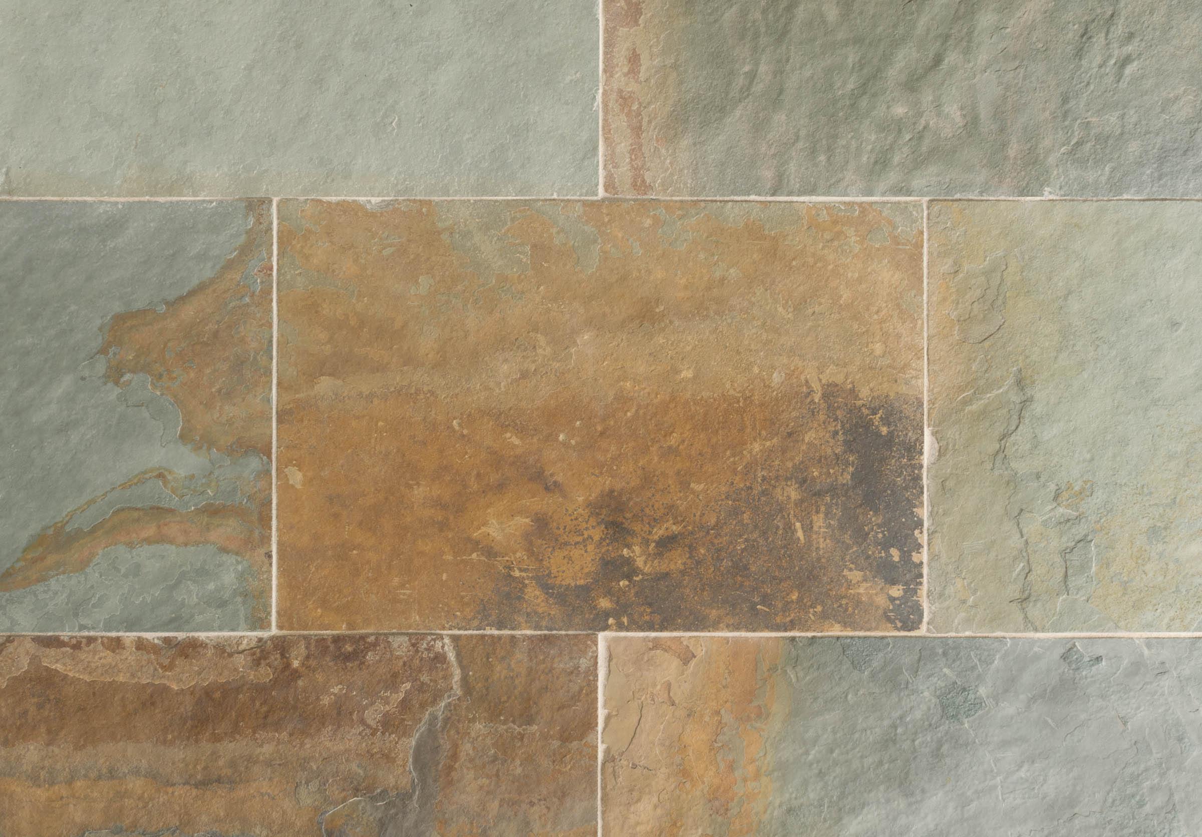 Rustic Multicolour Slate Tiles | Floors of Stone